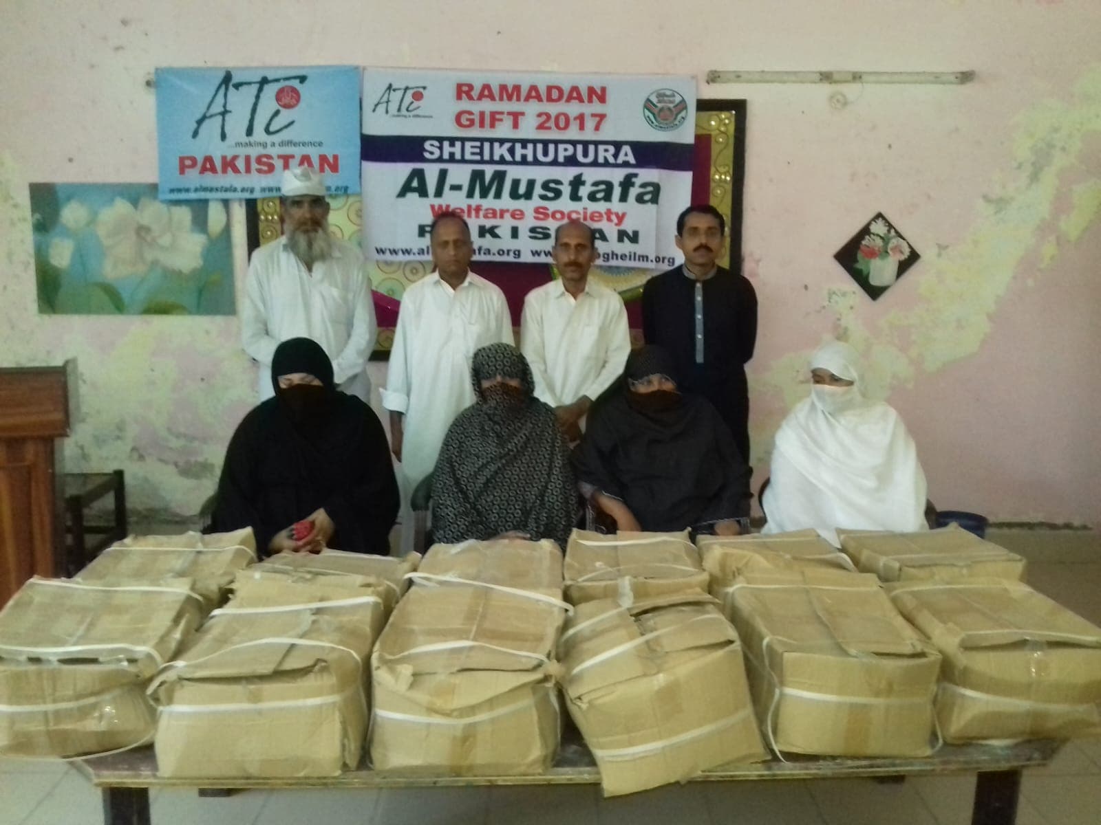 Al-Mustafa Welfare Society team serving the community